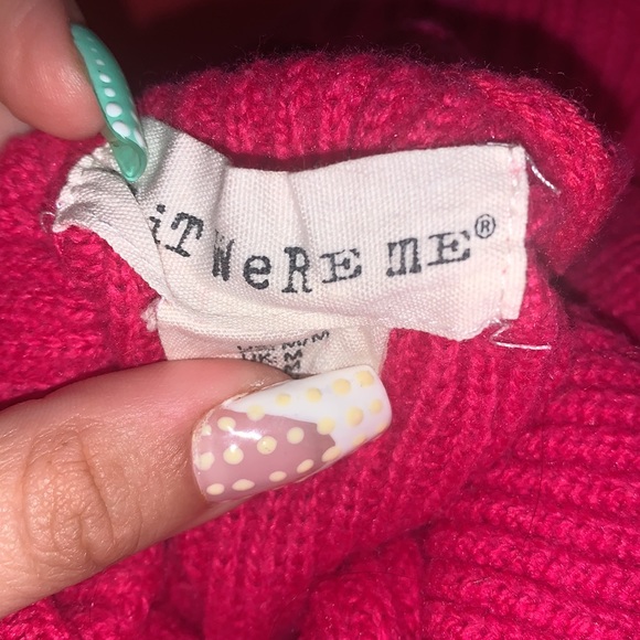 ‘If It We’re Me’ Pink sweater - Picture 2 of 3